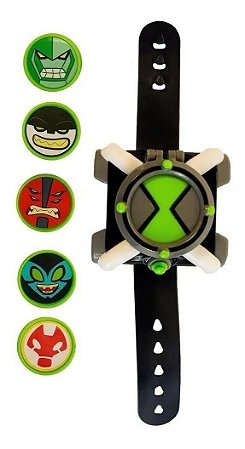 Relógio Ben 10 Lançador De Disco Omnitrix  Sunny 1759