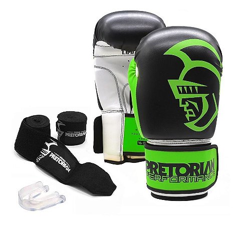 Kit Boxe/Muay Thai Pretorian Performance Verde