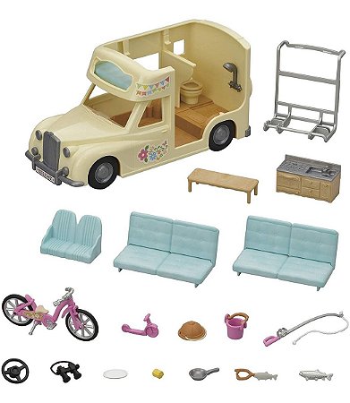 Sylvanian Families Camping Van Da Familia 5454