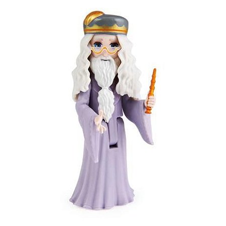 Boneco Dumbledore  Wizarding World - Amuletos Magicos 7cm