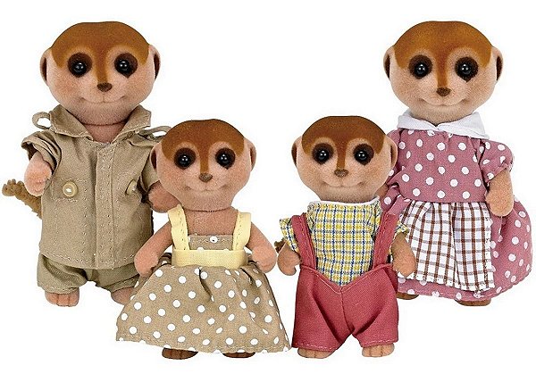 Sylvanian Families Família De Suricatos Epoch 5617