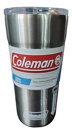 Copo Térmico Coleman Com Tampa Vedação À Vácuo - Inox