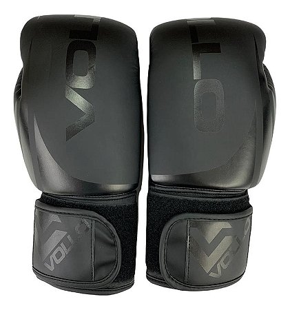 Luva Boxe E Muay Thai Training Black Tamanho 12oz Vollo