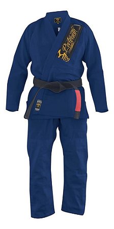 Kimono Jiu Jitsu Pretorian Roll Azul Marinho A3