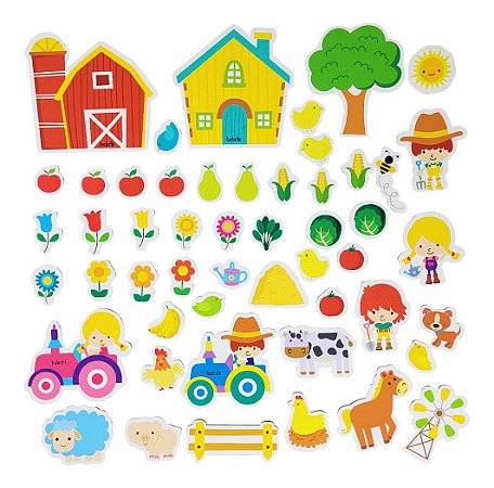 Jogo Educativo Infantil Conte Histórias Fazendinha Babebi