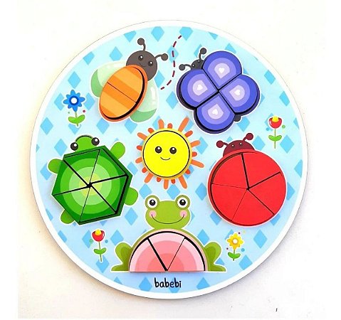 Quebra Cabeça Infantil  Jardim Progressivo Babebi 6011