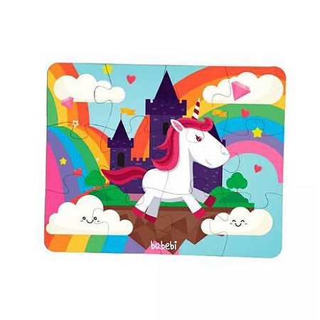 Quebra Cabeça Gigante Unicórnio Babebi 6025