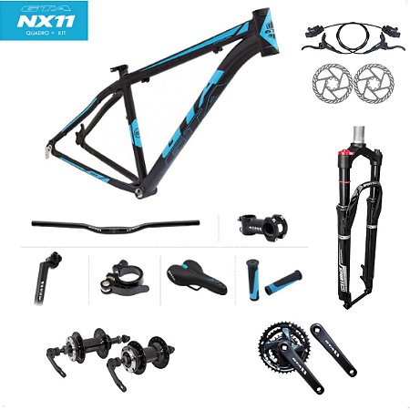Kit GTA Quadro NX11 Suspensão Cubo Pedivela e Freio a Disco