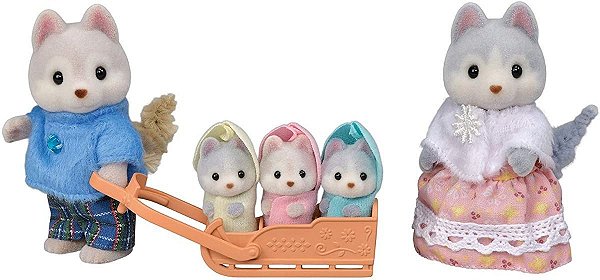 Sylvanian Families Família Dos Huskys 5636 Epoch