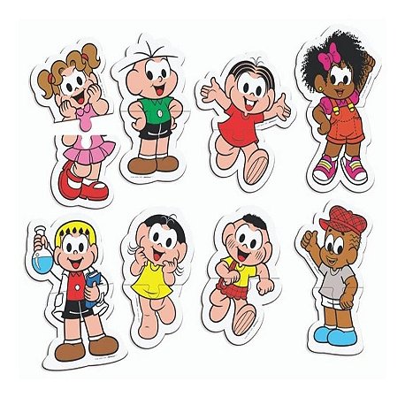 Brinquedo Quebra-cabeças 2 Partes Turma Da Mônica