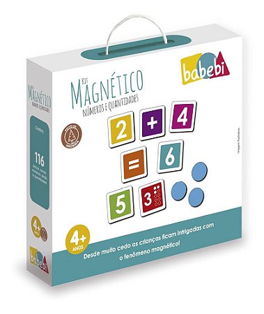Números E Quantidades - Kit Magnético -  Babebi