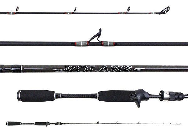 Vara P/ Carretilha Rapala Volans 5'6 1,68m 17/25lbs