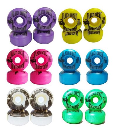 Rodas Black Sheep 51mm 99a Cores - Skate Skateboard
