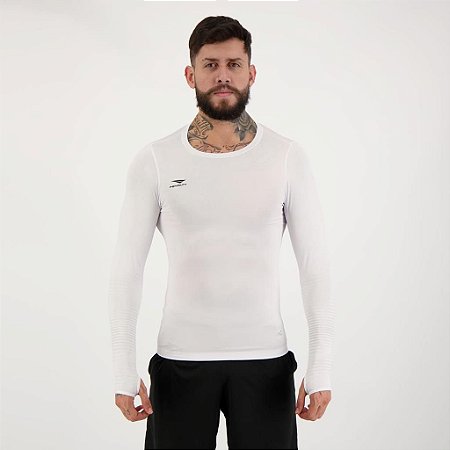 Camisa Térmica Penalty Delta Pro X Uv Manga Longa Branca M