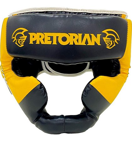 Protetor De Cabeça Pretorian Training Pro Preto E Amarelo