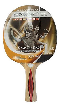Raquete Tenis De Mesa Clássica Top Team Level 300 Donic