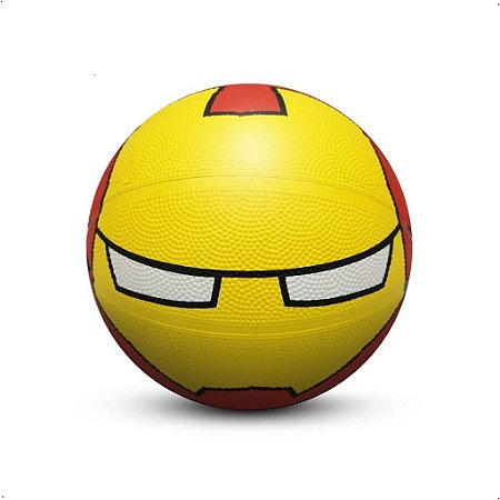 Bola de Basquete Marvel Homem de Ferro Rostos Tamanho 3
