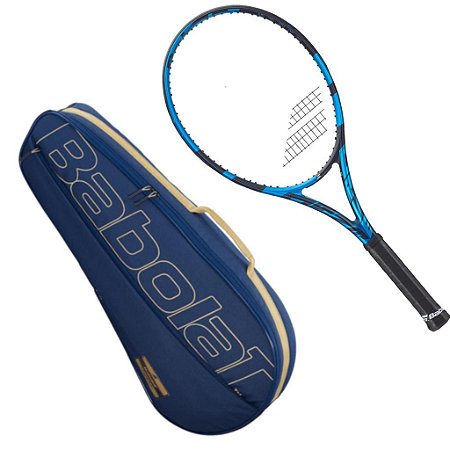 Raquete Babolat Pure Drive 300g - L1 e 	Raqueteira RH3
