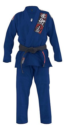 Kimono Jiu Jitsu Naja Choke Azul Marinho A2