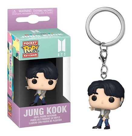 Chaveiro Funko Pop BTS Jung Kook Dynamite Pocket Keychain