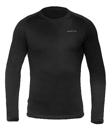 Camiseta Curtlo Thermoplus Manga Longa Masculino Preto M