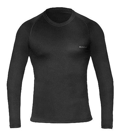 Camiseta Curtlo Thermoskin Manga Longa Masculino Preto M