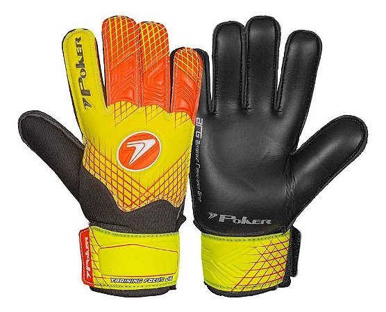 Luva Goleiro Poker Futebol Campo Training Focus Junior T05