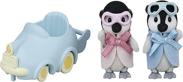 Sylvanian Families Carrinho de Brincar Bebês Pinguins 5695