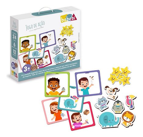 Jogo de Ação Babebi Coleção Joguinhos de Bolsa