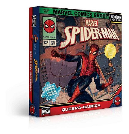 Quebra-cabeca Cartonado Spider Man 500pcs Unidade