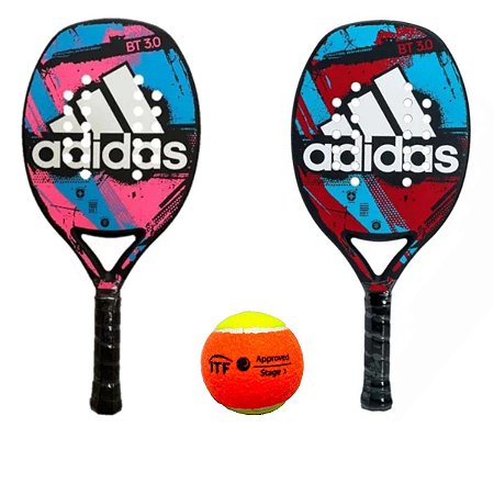 Kit Raquetes de Beach Tennis Adidas BT 3.0 e Pack Bolas - Game1 - Esportes  & Diversão