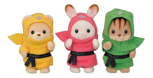 Sylvanian Families Baby Trio Ninja Epoch 5616