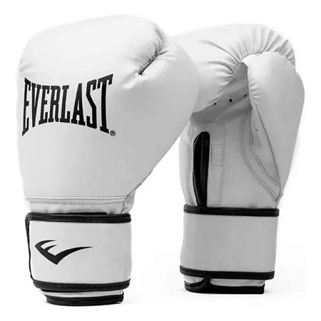 Luvas de Treino Boxe Muay Thai Everlast Core Training branca