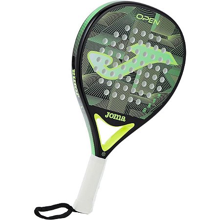 Raquete de Padel Joma Open Preto e Verde Fluorescente