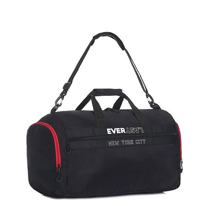 Bolsa de Viagem Esportiva Gymclub Everlast Preto