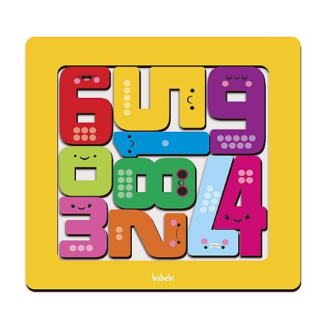 Monte e Empilhe Números Babebi 7042