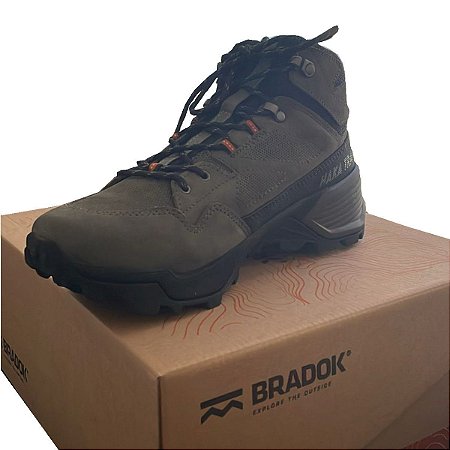 Bota Trekking Hiking Bradok Haka Trail Chumbo 40