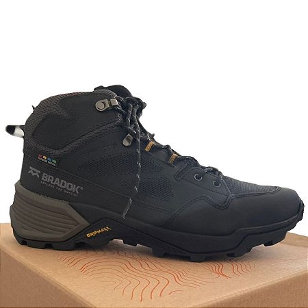 Bota Trekking Hiking Bradok Haka Trail Preto 40
