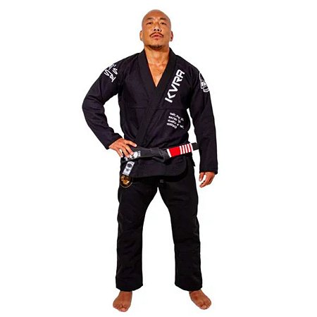 Kimono de Jiu Jitsu KVRA BJJ King Preto A2