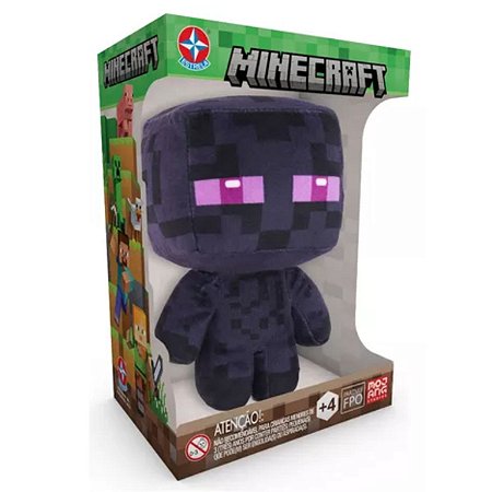 Pelúcia Enderman Minecraft Estrela