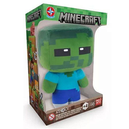 Pelúcia Zombie Minecraft Estrela