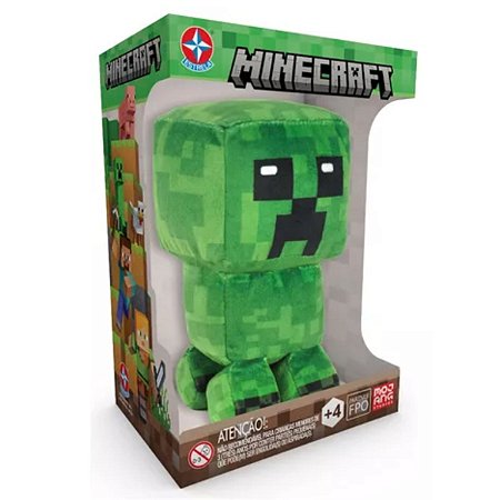 Pelúcia Creeper Minecraft Estrela