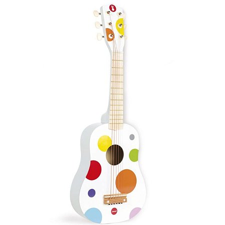 Meu Primeiro Violão Branco Confetti Janod