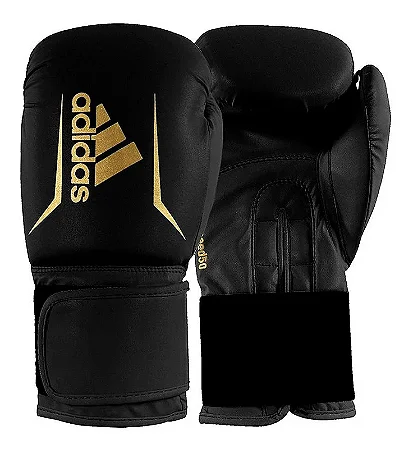 Luva de Boxe Adidas Speed 50 Black Gold 10oz