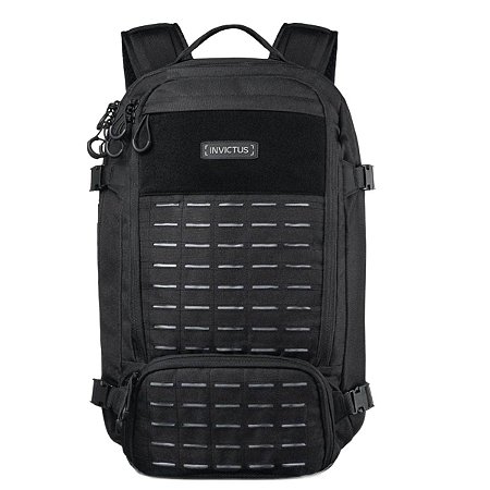 Mochila Tática Invictus Giant Pro Preta 42l a 55l