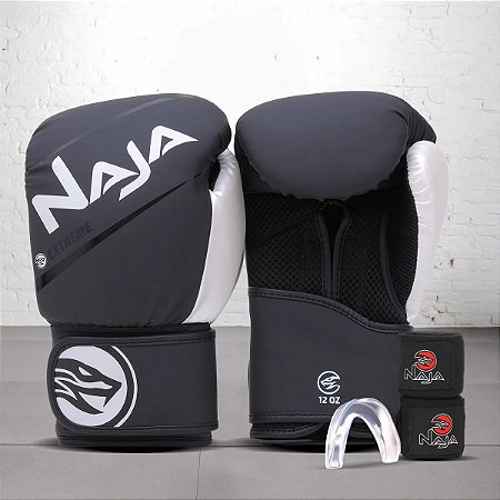 Kit Boxe e Muay Thai Naja Extreme Bandagem e Bucal