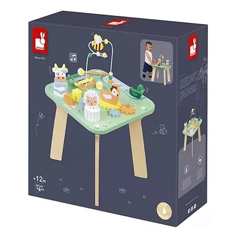 Mesa de Atividades Fazendinha de Madeira Janod