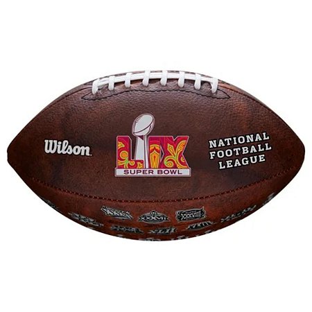 Bola Futebol Americano WIlson NFL Super Bowl LIX Throwback
