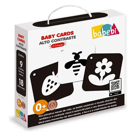Baby Cards Auto Contraste 0 a 3 Meses Babebi 7068