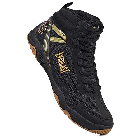 Tênis Everlast Strike 4 Preto e Dourado